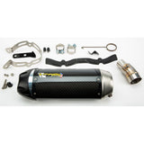 Escape deslizante de carbono estándar Two Brothers Racing S1R para Kawasaki Versys-X 300 (2008-2014) 005-4840405-S1