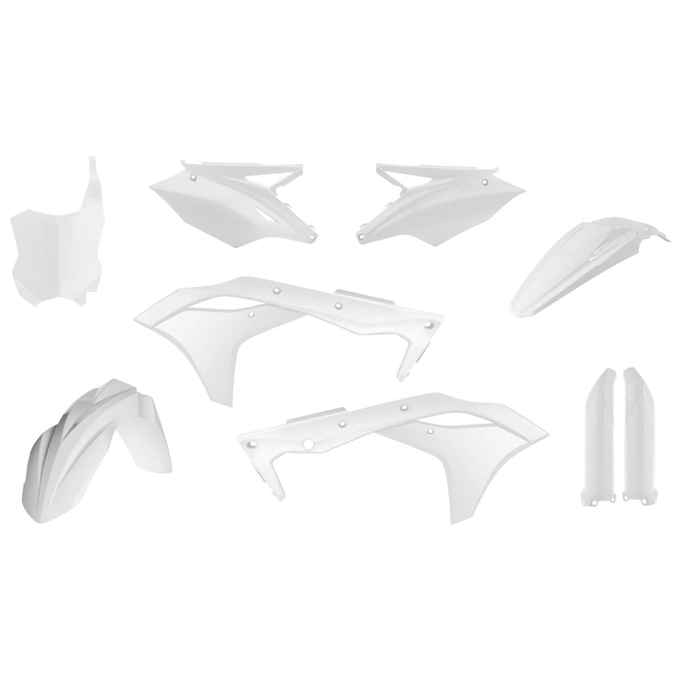 Acerbis White Full Plastic Kit for Kawasaki - 2630630002