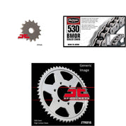 530 BMOR Chain Natural, Front & Rear Sprocket Kit Street SUZUKI GR650/X 1983