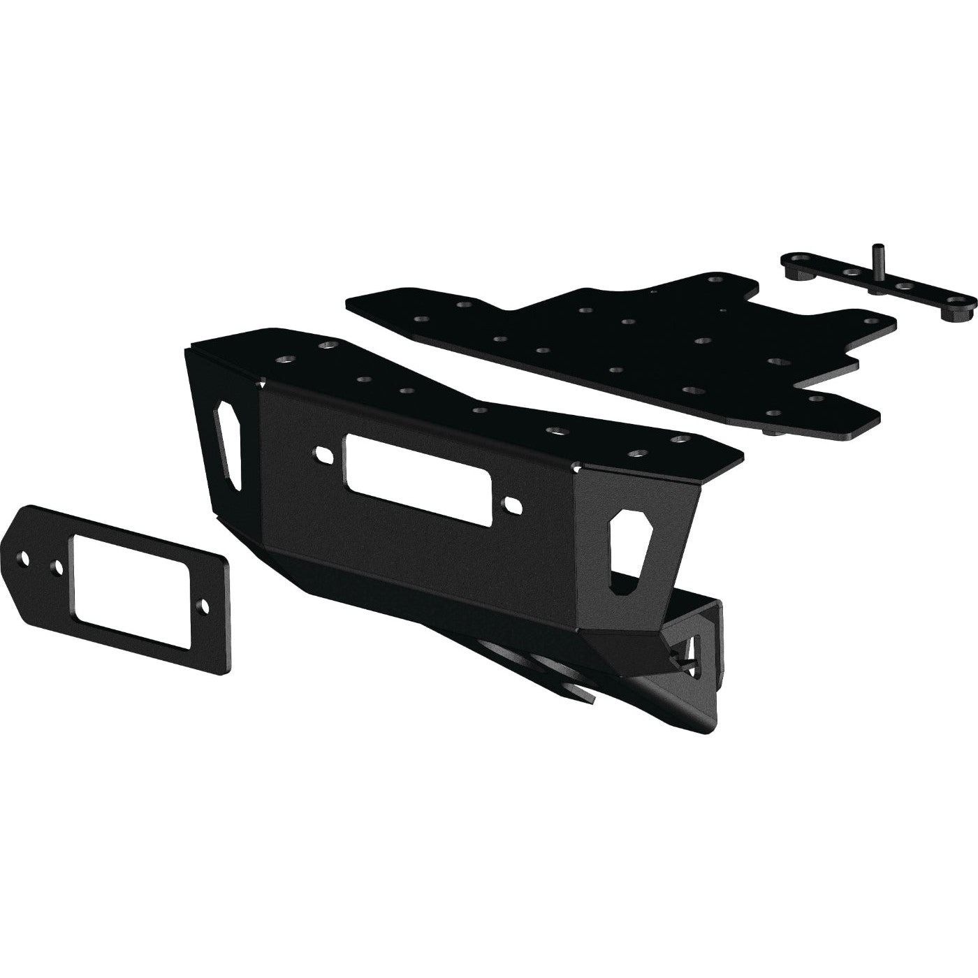5000 lb KFI Assault Winch Combo Kit (M1) For 2018-2019 Polaris Turbo RZR XP S