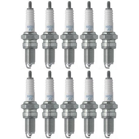 Set 10 NGK Standard Spark Plugs for Yamaha GRIZZLY 1999-1998 Engine 600cc