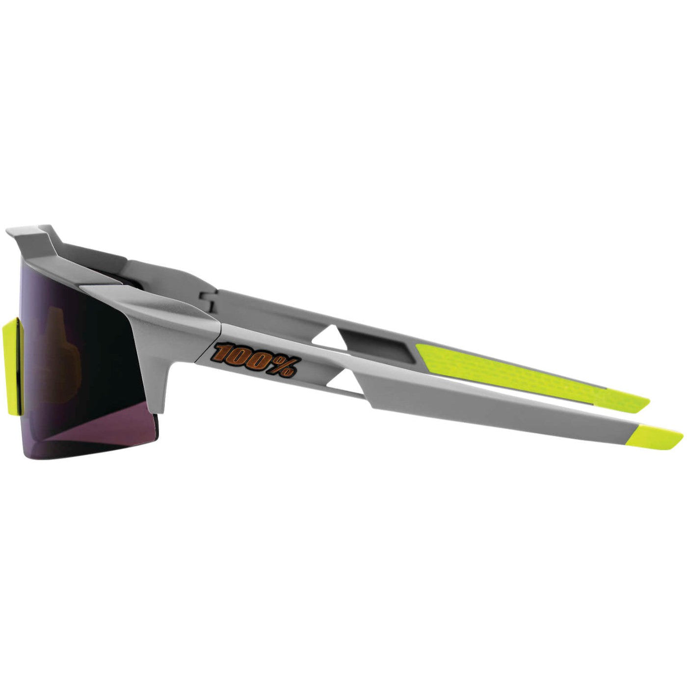 100% Speedcraft SL Sunglasses Soft Tact Midnight Mauve with Purple lens - 61002-053-78