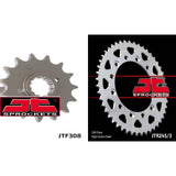 Front & Rear Sprocket Kit for HONDA SLR650 X,Y 99-01 JT Sprockets
