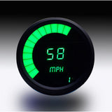 Intellitronix Speedometer Bargraph Memory Programmable Black Bezel - Green