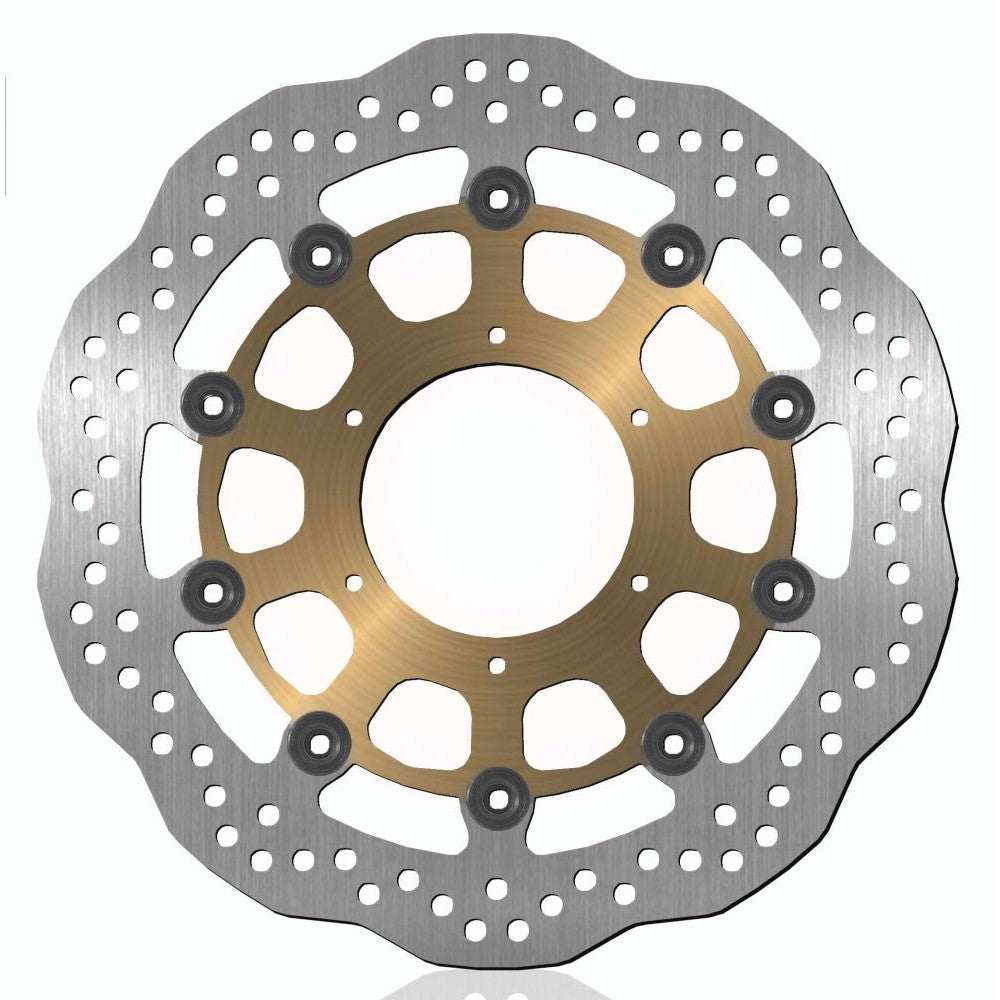 BikeMaster Brake Rotor For Honda CBR600RR 2003-2016 Contour Front Silver