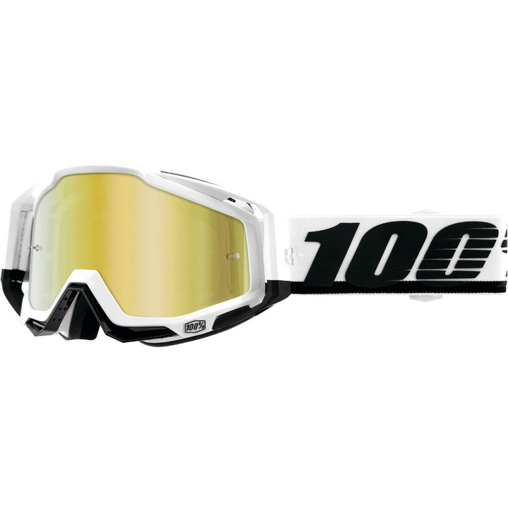 100% Gen1 Racecraft Goggles Stuu with Gold Mirror Lens - 50110-333-02