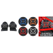 SSV Works Rear Seat 6.5" Speaker Pods With Red Grilles For Polaris Slingshot 15-21