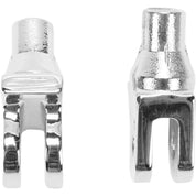 New Triumph Rocket III 2004-2010Footpeg Adapters Chrome Front by Kuryakyn