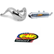 Fatty Exhaust Pipe & Turbinecore 2 Silencer with Decal for KTM 250 SX 2017