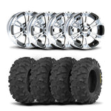 ITP SS212 15" Matte Black Wheels And Blackwater Evolution Tires [32x10-15]
