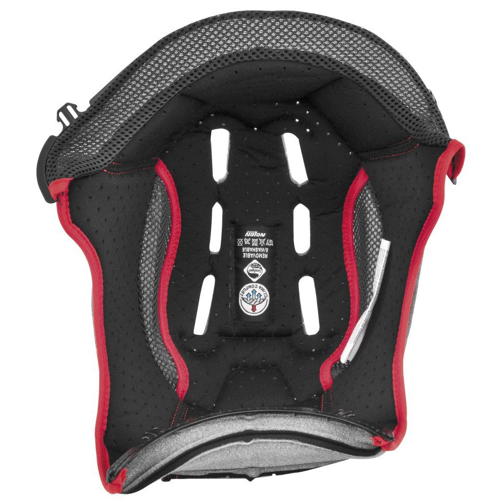 Nolan N100-5 Replacement Parts Liner, XL-2XL Black/Red
