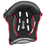 Nolan N100-5 Replacement Parts Liner, M Black/Red
