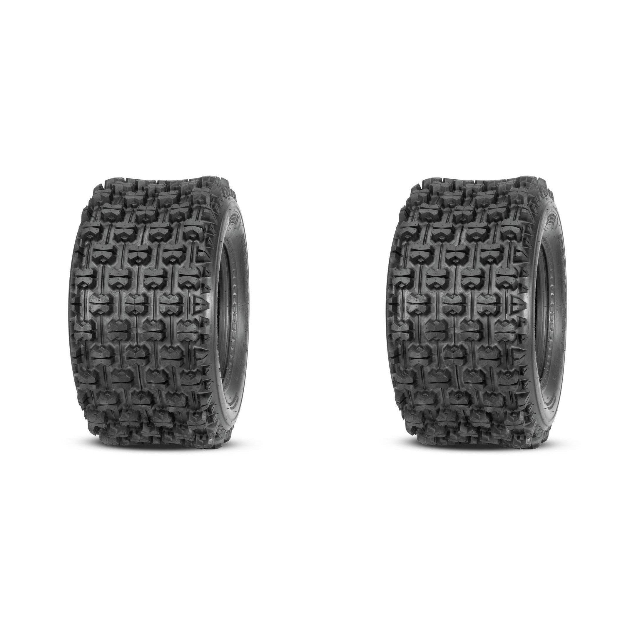 Set of 2 QUADBOSS QBT739 Rear Tires 20x10-9 4-ply