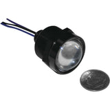 Lámpara LED empotrada Royal Flush Mount G2 de 3 cables, 1", color negro, blanco y ámbar