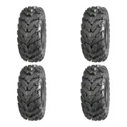 Set of 4 ATV QUADBOSS Tires (QBT672 26x9R-12 Front, 26x12R-12 Rear)