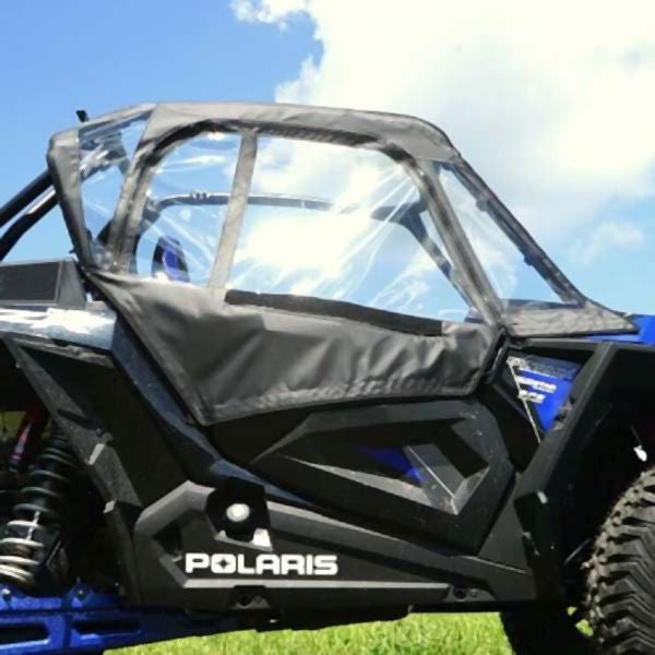 Falcon Ridge Black Canvas Soft Upper Doors For Polaris RZR 2018-2022
