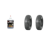 Set of 2 DURO DI-K167A Front Tires 22x9-10 4-ply with QUADBOSS Sealant