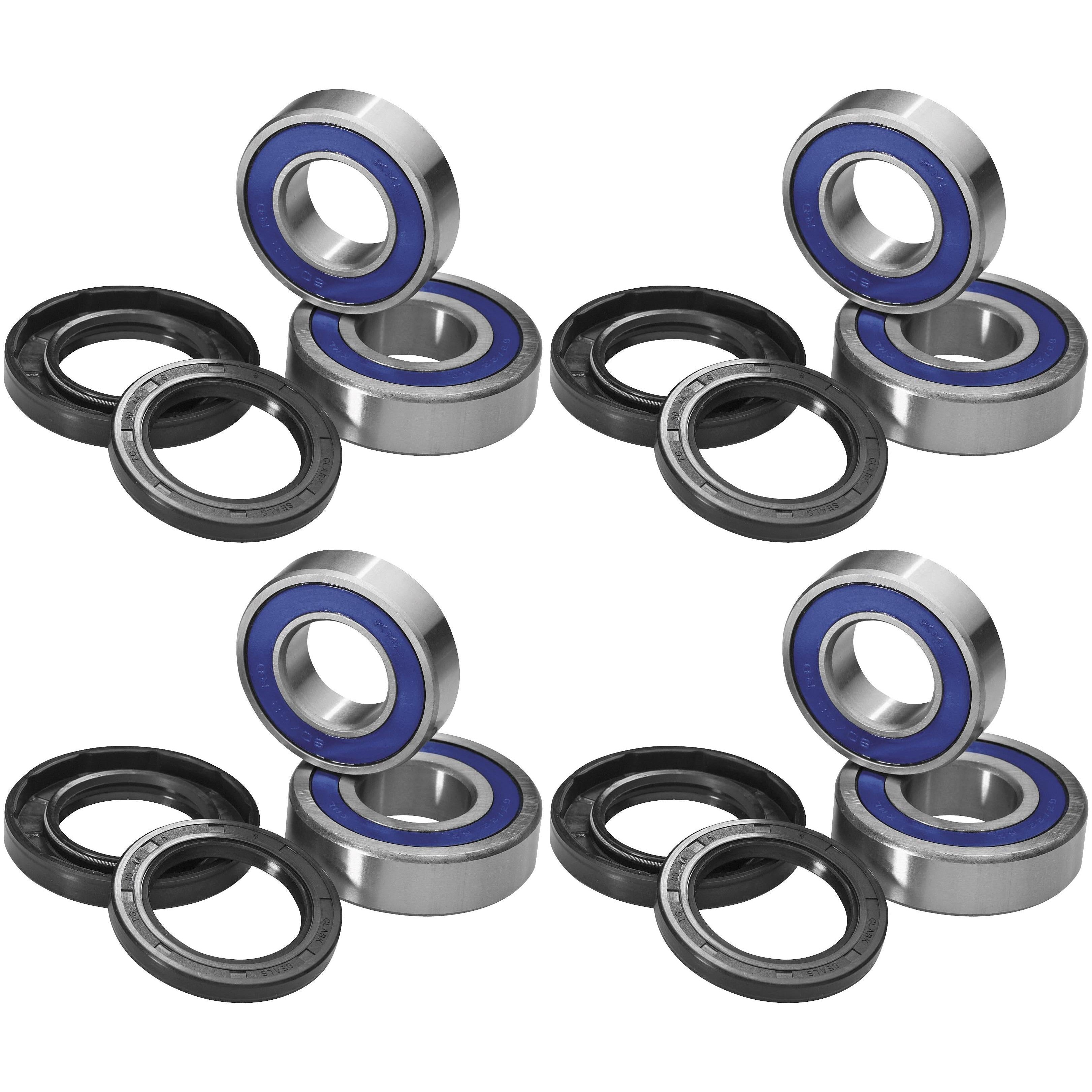 QUADBOSS Front and Rear Wheel Bearing Kits for Polaris XP 550 2009-2010
