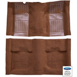 ACC Replacement Carpet Kit For 1971-1973 Ford Mustang Mach I with 2 Ginger Running Pony Inserts Fastback - CHOOSE COLOR
