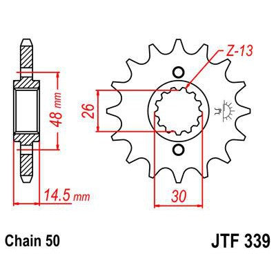 Front & Rear Sprocket Kit for HONDA CB750 SC-USA 82-83 JT Sprockets