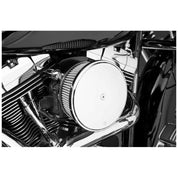 Arlen Ness Big Sucker Smooth Steel Chrome Air Filter Kit With Steel Cover 50-819