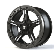 Bullite Set of 4 Shurikene Wheel 15X7.0 Gun Metal/Black 5/114.3 5+2