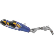 FMF Factory 4.1 RCT Dual Muffler Full Exhaust System w/MegaBomb Header Blue