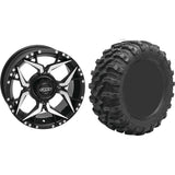 Set of 2 Mounted Wheel and Tire Kit Wheel: 14x7 5+2 4/137 Tire: 26x11-14 8 Ply