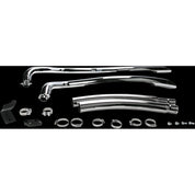 Cobra Swept Exhaust Chrome - 4218