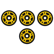 4 Front Rail Yellow Idler Wheels Kit Snowmobile ARCTIC CAT 500 Sno Pro 2010-2011