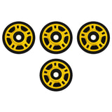 4 Front Rail Yellow Idler Wheels Kit Snowmobile ARCTIC CAT 500 Sno Pro 2010-2011