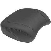Mustang Wide Tripper Rear Passenger Smooth Seat Black 75705