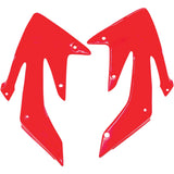 Honda CRF250R 2004-2009 UFO red Radiator Shrouds