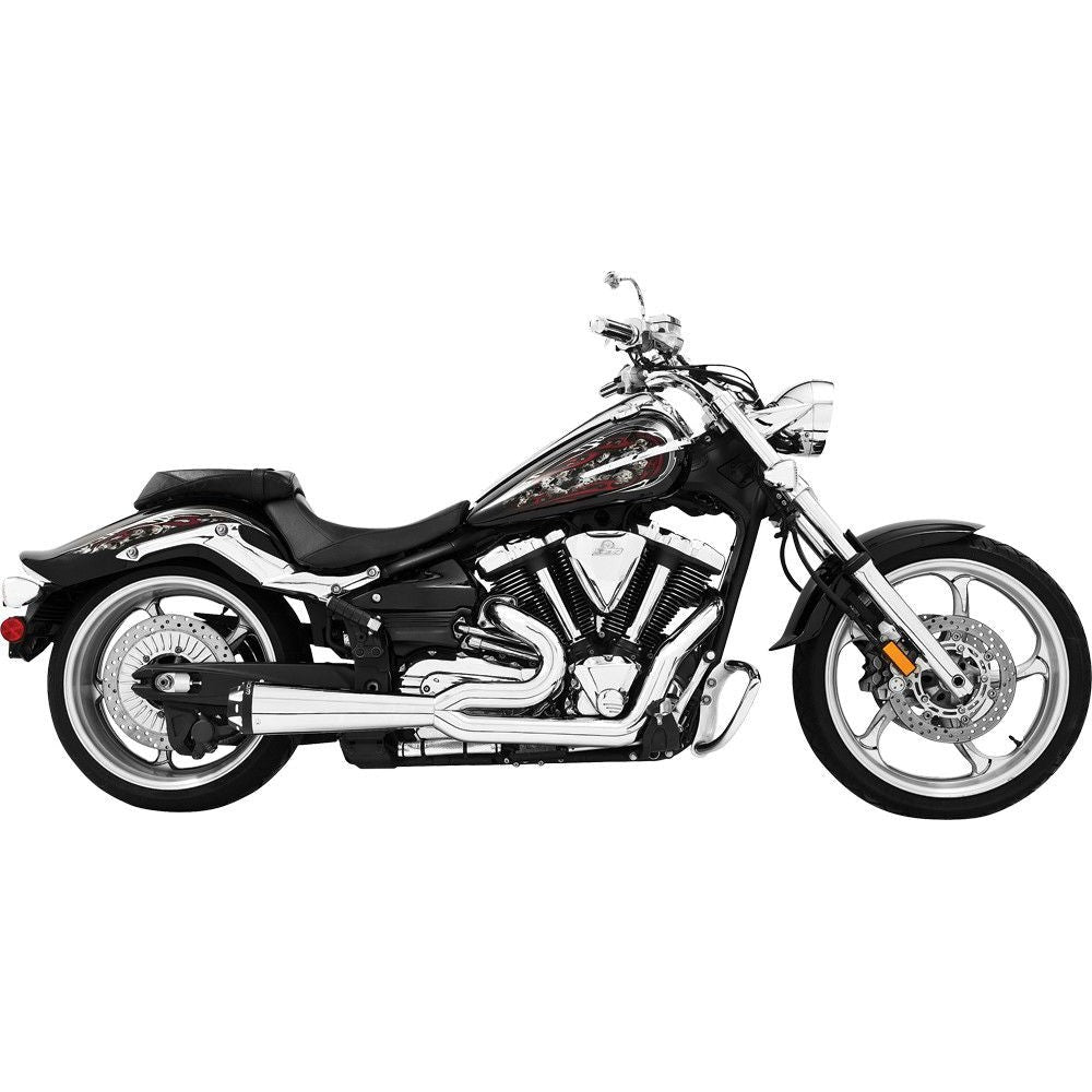 Freedom Performance Combat 2 into 1 System Exhaust Chrome With Chrome Tip MH00012