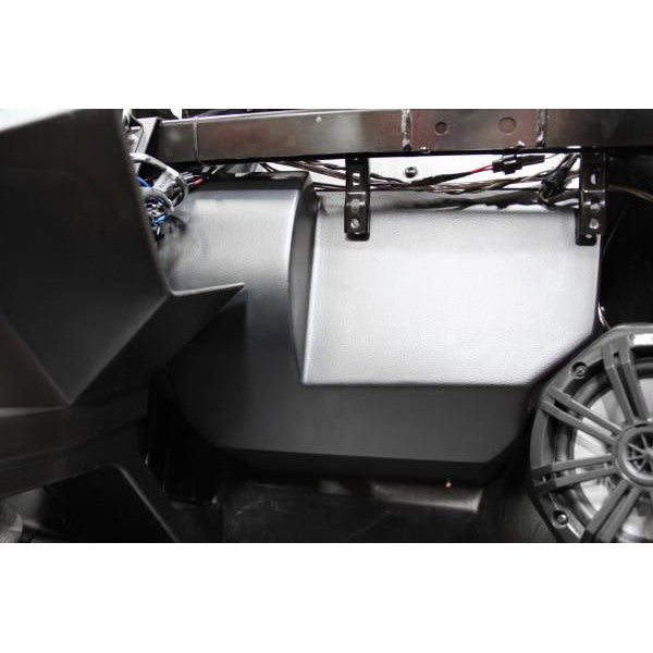 SSV Works 2 Plug-And-Play Kicker Speakers W/ 10" Unloaded Subwoofer Enclosure For Polaris General 1000 16-20