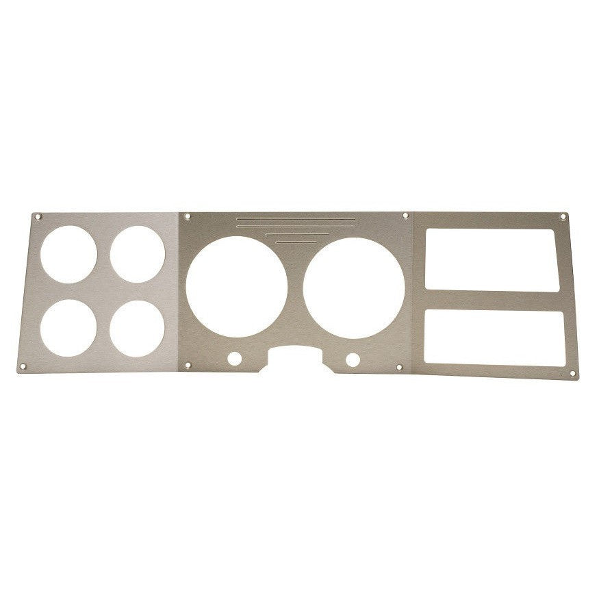 Dakota 81-87 Chevy GMC Truck Aluminum Dash Trim Plate Insert CALD-81C-PU
