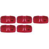 Set of 5 Clearance Light Two Bulb Red