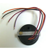 Intellitronix Clock LED Digital in Black Bezel - White