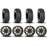 Rines System 3 ST-3 con beadlock simulado de bronce de 15" y neumáticos XT400 [32x10R-15]