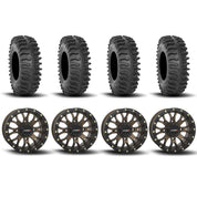 System 3 ST-3 Simulated Beadlock Bronze 20" Wheels And XT400 Tires [35x9.5R-20]