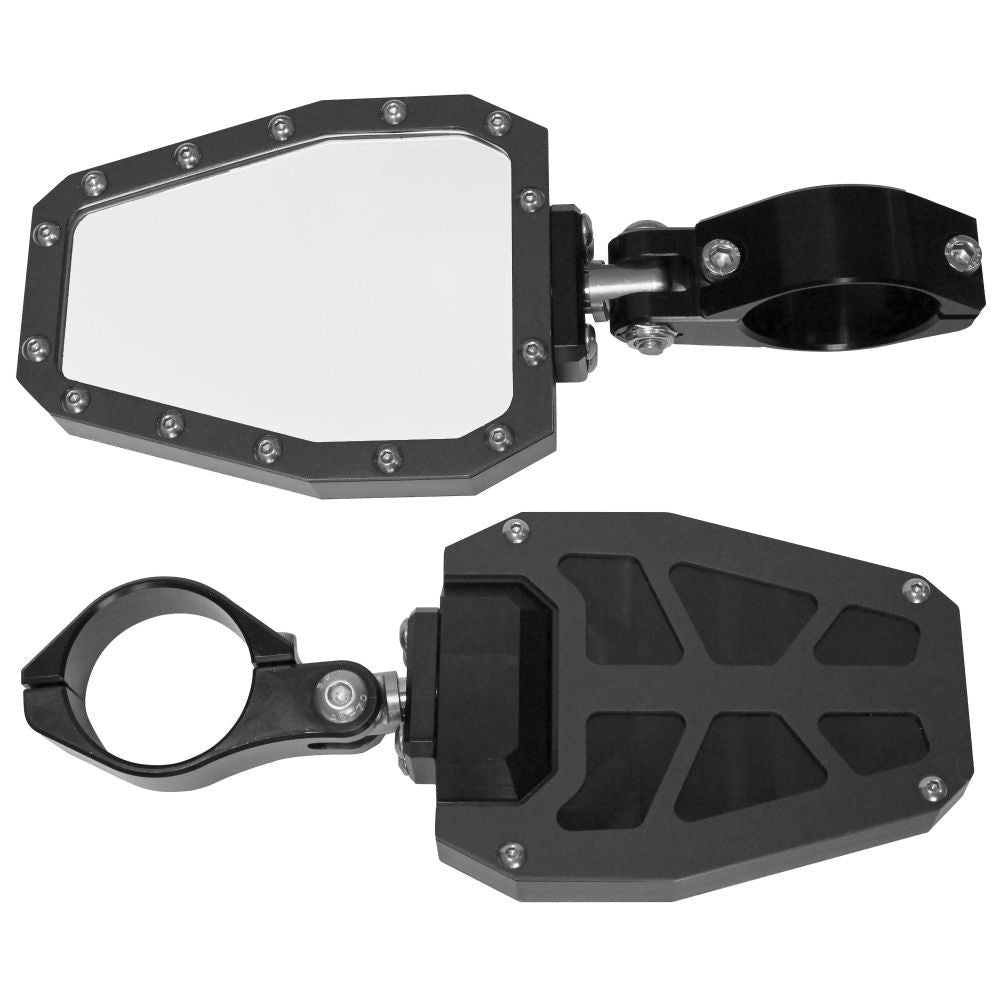 Modquad Bezel Side Mirror 1.75" Black