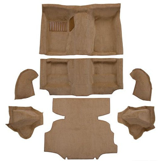 ACC Replacement Carpet Kit For 1975-1976 Nissan 280Z Complete with Wheel Wells & Shock Covers - CHOOSE COLOR