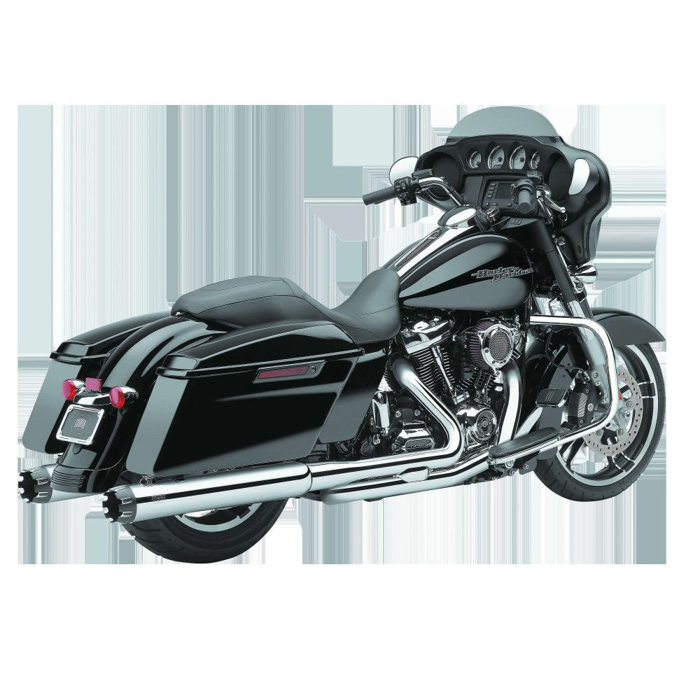 Cobra 4" Slip-On with Contrast Tip Chrome - 6266