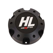 High Lifter Matte Black Large Bolt On Center Caps HLCAP-140