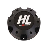 High Lifter Matte Black Large Bolt On Center Caps HLCAP-140