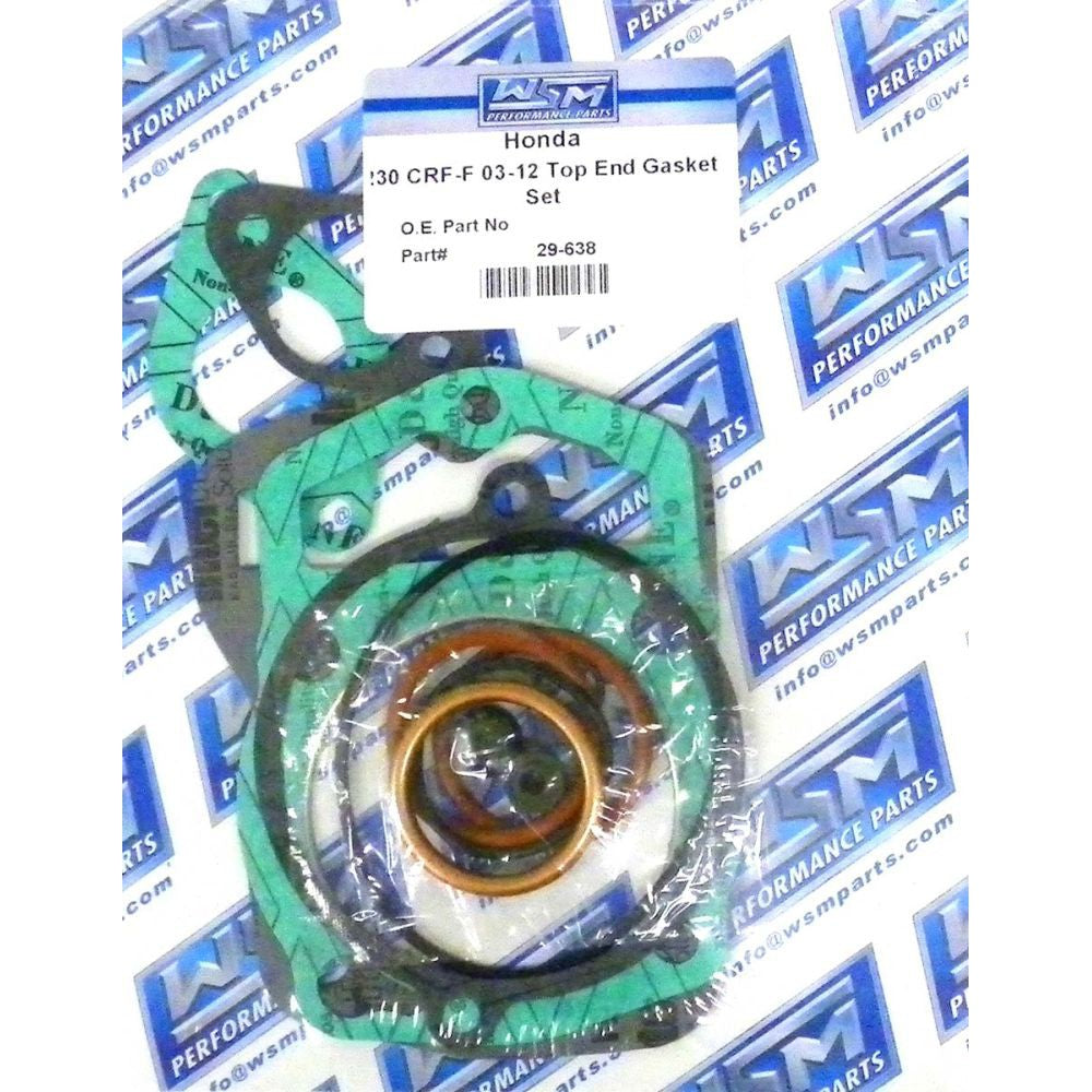 WSM Top End Gasket Kit For Honda 230 CRF-F 03-19 29-638