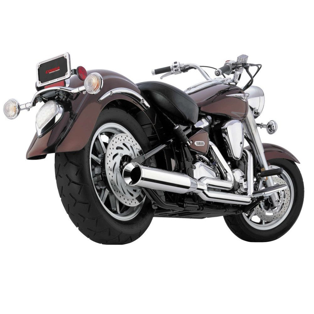 Cobra Powerpro HP 2-Into-1 with Billet Tip Exhaust Chrome - 2471