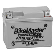 BikeMaster AGM 12V Platinum Battery For E-TON RXL-50 Viper 1999-2003 Grey