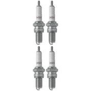 Set 4 NGK Standard Spark Plugs for Kawasaki EN500-A 1996-1990 Engine 500cc