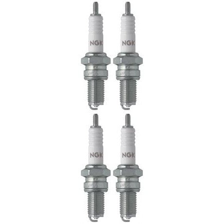 Set 4 NGK Standard Spark Plugs for Kawasaki EN500-A 1996-1990 Engine 500cc